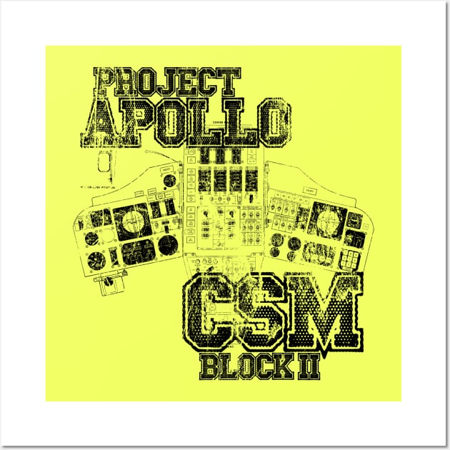 Project Apollo CSM Block II Wall Art by RetroCheshire